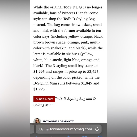 Tod’s of London D Styling purse. Calfskin leather. - Picture 6 of 6